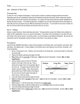 Lab: Osmosis in Plant Cells Introduction: Part 1: Elodea Procedures: