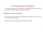 The Economics of Insurance