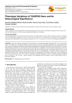 Phenotype Variations of TAS2R38 Gene and Its Bioecological