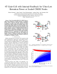 4T Gain-Cell with Internal-Feedback for Ultra