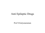 Anti Epileptic Drugs