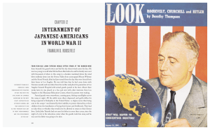 Franklin D. Roosevelt and the Internment of Japanese