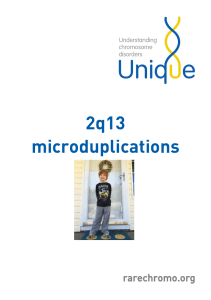 2q13 microduplications