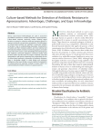 Culture-based Methods for Detection of Antibiotic Resistance in