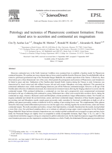 Petrology and tectonics of Phanerozoic continent formation: From