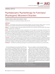 Psychodynamic Psychotherapy for Functional (Psychogenic