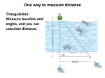 One way to measure distance