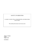 safety of medicines - World Health Organization