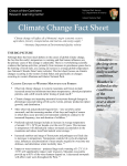 Climate Change Fact Sheet - Crown of the Continent Research