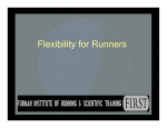 Flexibility for Runners