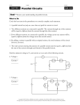 Parallel Circuits Worksheet File