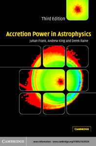 Accretion Power in Astrophysics, Third Editiion