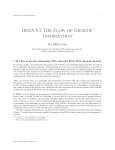 Bis2A 8.2 The Flow of Genetic Information