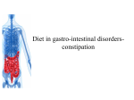 01-Diet in GI disorders - constipation