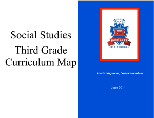 Social Studies Third Grade Curriculum Map