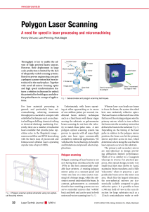 Article Laser Journal Polygon Scanner