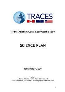 the TRACES Science Plan (Nov 2009)