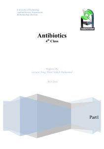 Antibiotics