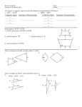 CDE ∆ ∆ 2. QRST ABCD ∠ . x y Congruent Angles Congruent