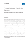 Electoral Rules and Fiscal Policy Outcomes