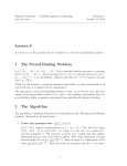 Lecture 8 1 The Period Finding Problem 2 The Algorithm