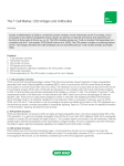 The T Cell Marker, CD3 Antigen and Antibodies