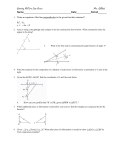 Geometry Midterm Exam Review