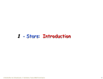 1 - Stars: Introduction