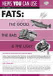 GNLD - News You Can Use - Fats, the Good, Bad and