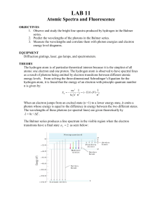 Lab 11: Atomic Spectra