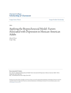 Applying the Biopsychosocial Model: Factors Associated with