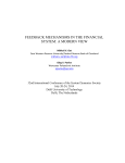 FEEDBACK MECHANISMS IN THE FINANCIAL SYSTEM: A