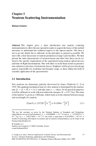 Neutron Scattering Instrumentation