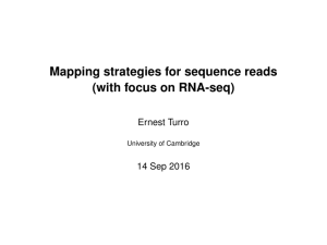 Mapping strategies for sequence reads (with focus on RNA-seq)