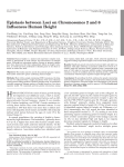 Epistasis between Loci on Chromosomes 2 and 6 Influences Human