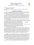 5. Membrane Transporters