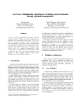 Low Power Multiplication Algorithm for Switching Activity Reduction