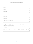 Normal Distribution Questions