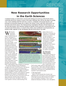 New Research Opportunities in the Earth Sciences