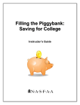 Filling the Piggybank: Saving for College IG
