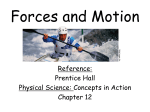 Forces And Motion - Marlington Local Schools
