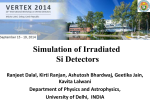 Simulation of Irradiated Si Detectors