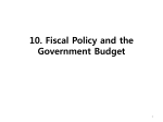 11. Fiscal Policy and the Government Budget