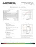 High Rate Lithium Cell