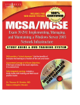 MCSA_MCSE Exam 70-29..
