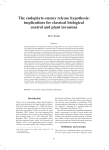 The endophyte-enemy release hypothesis