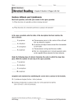 Ch. 6 Section 3 Directed Reading/Quiz