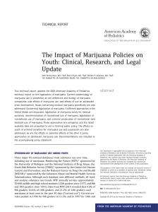 The Impact of Marijuana Policies on Youth: Clinical