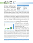 OneEarth ETF - Morgan Stanley Sustainable Investing Challenge