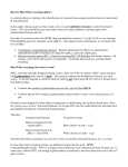 Bio 181: Blue/White screening (pBLU) A central problem of cloning